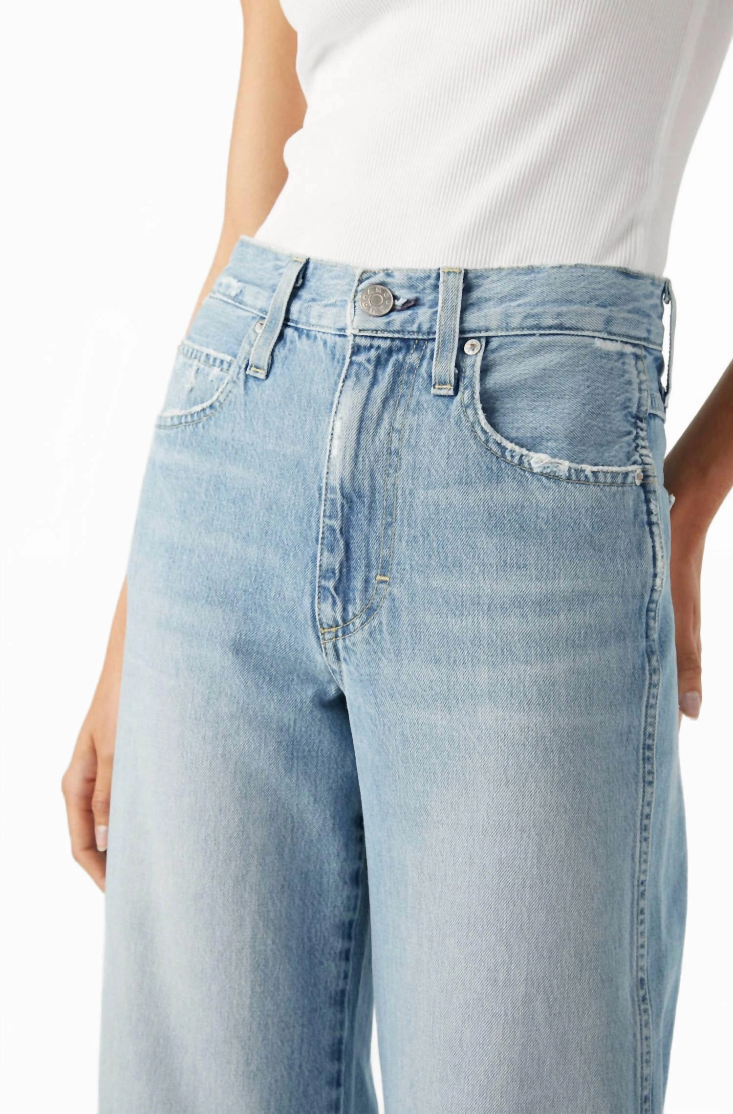Frida Wide Leg Jeans In Outlaw