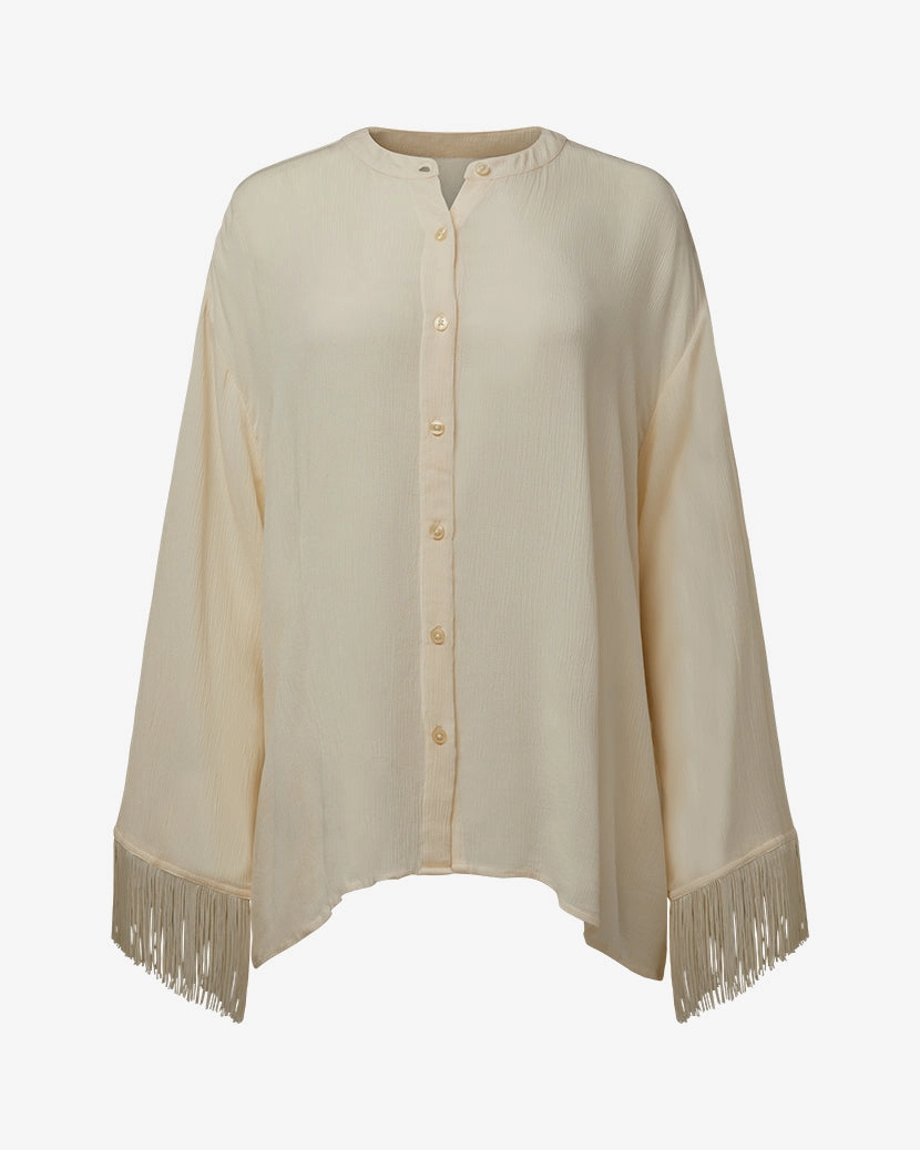Fringe Button Up