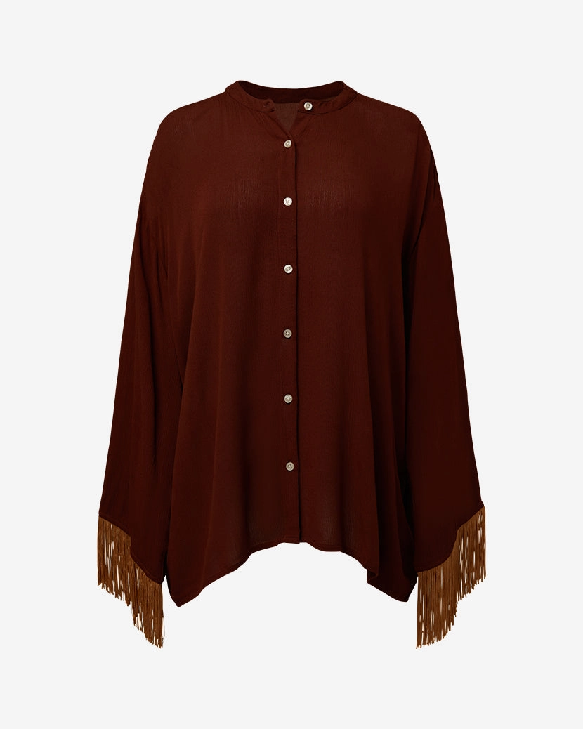 Fringe Button Up
