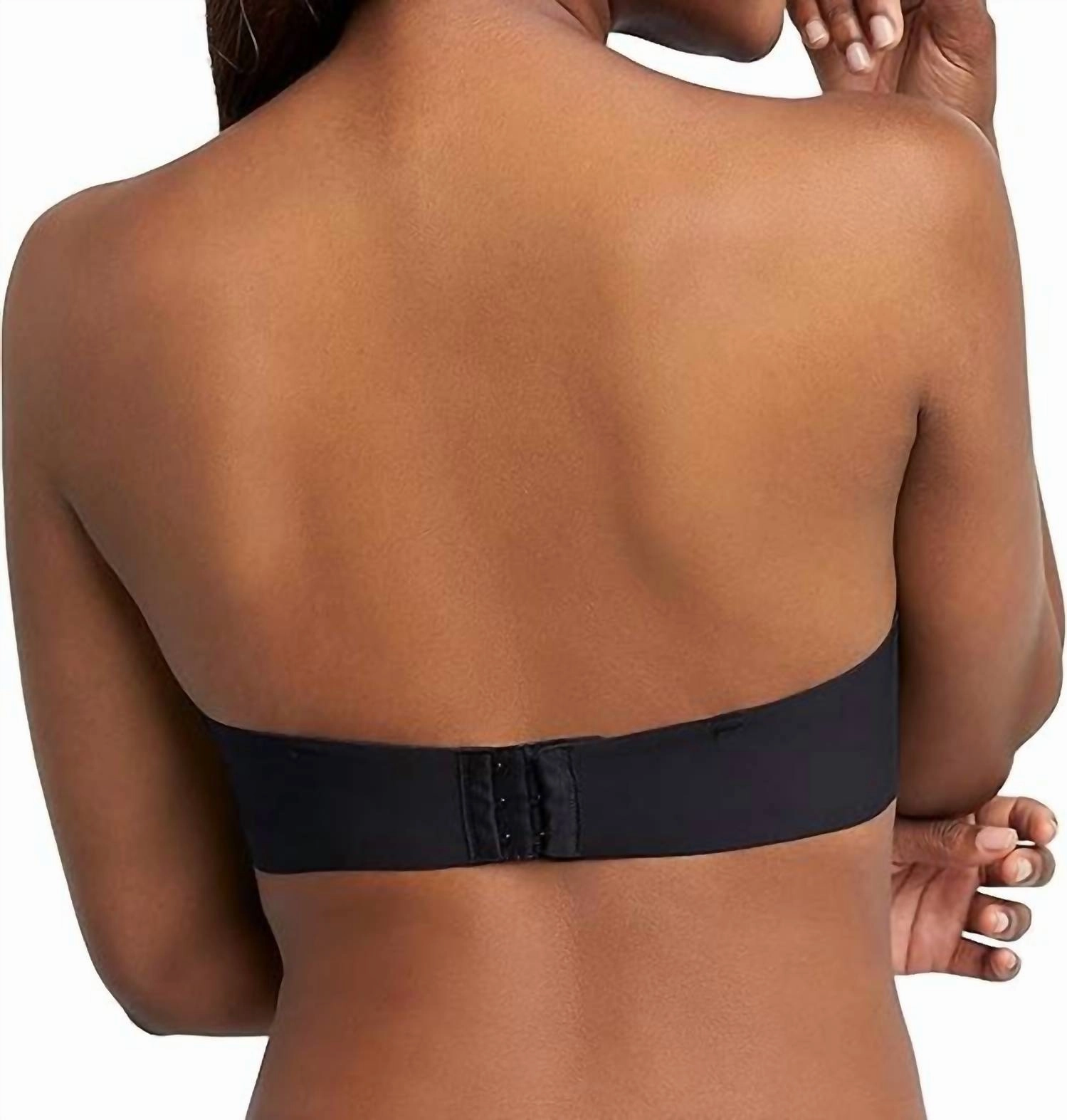 Full Coverage Strapless Bra In Black