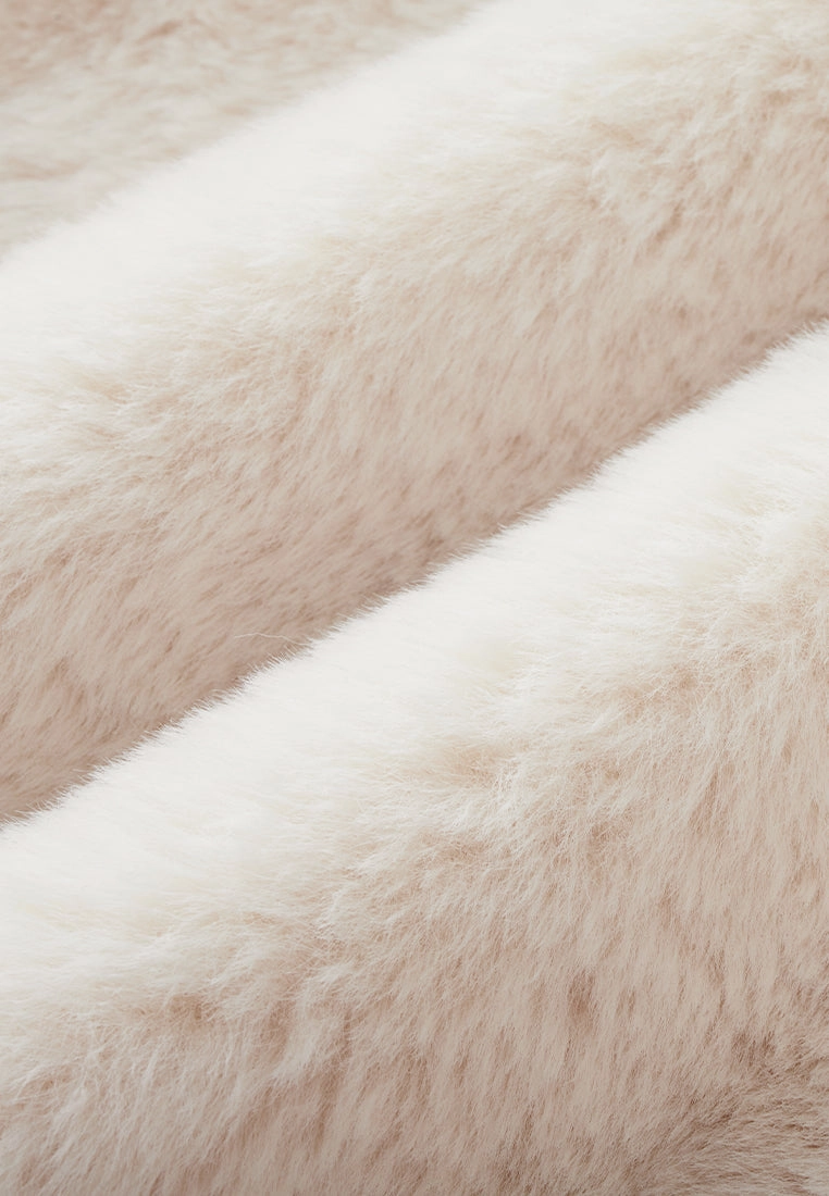 Fur-lining Zip-fastening Vest