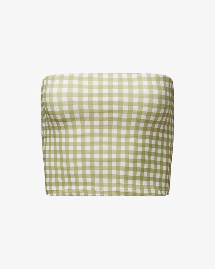 Gingham Tube Top