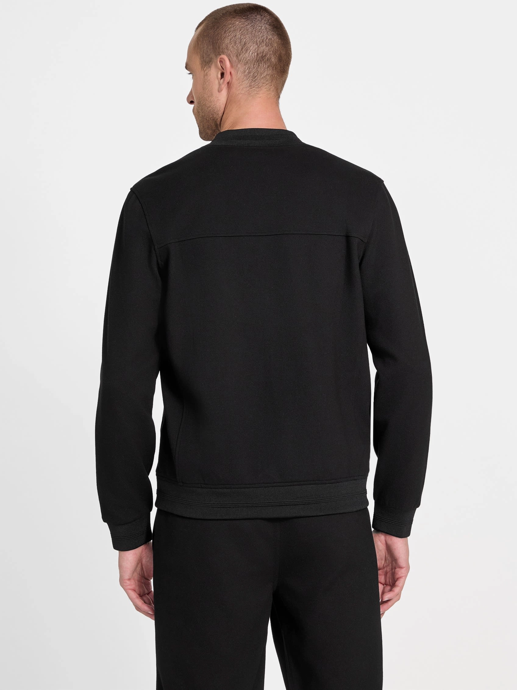 Giovanni Mock-Neck Flight Jacket