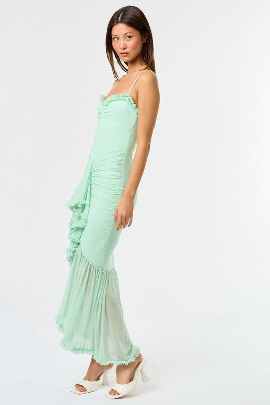 Girls Time Ruffle Maxi Dress