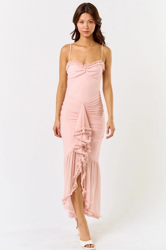 Girls Time Ruffle Maxi Dress