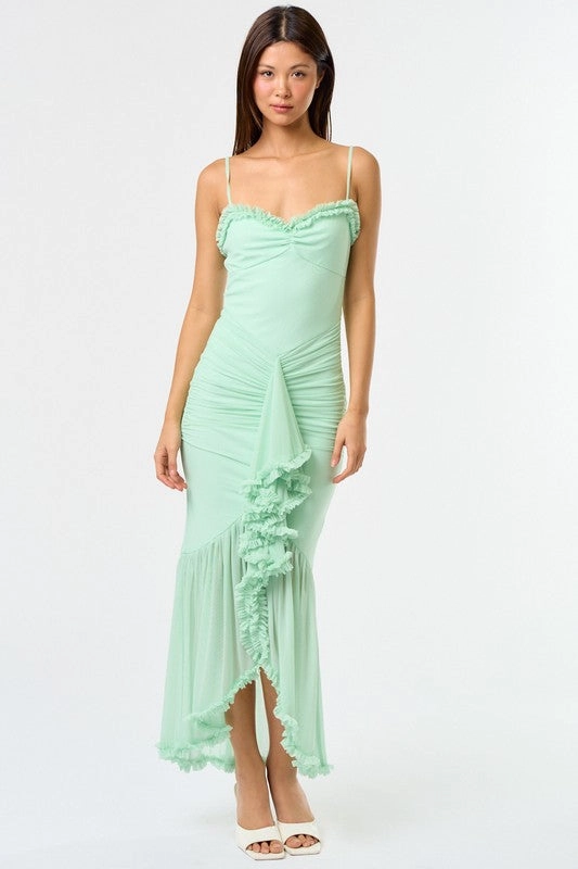 Girls Time Ruffle Maxi Dress