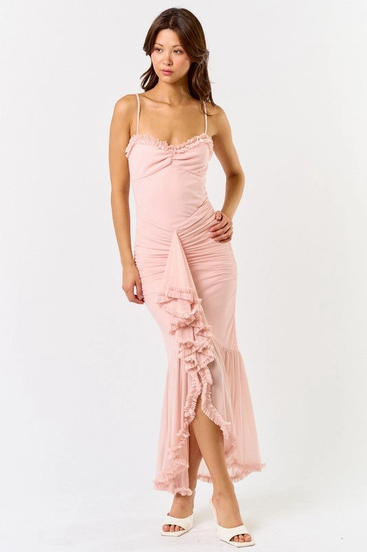Girls Time Ruffle Maxi Dress