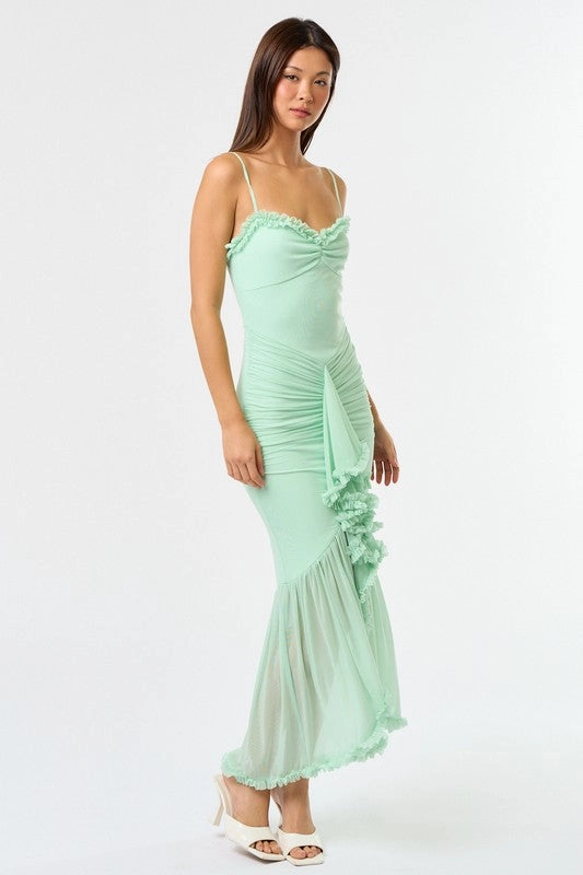 Girls Time Ruffle Maxi Dress