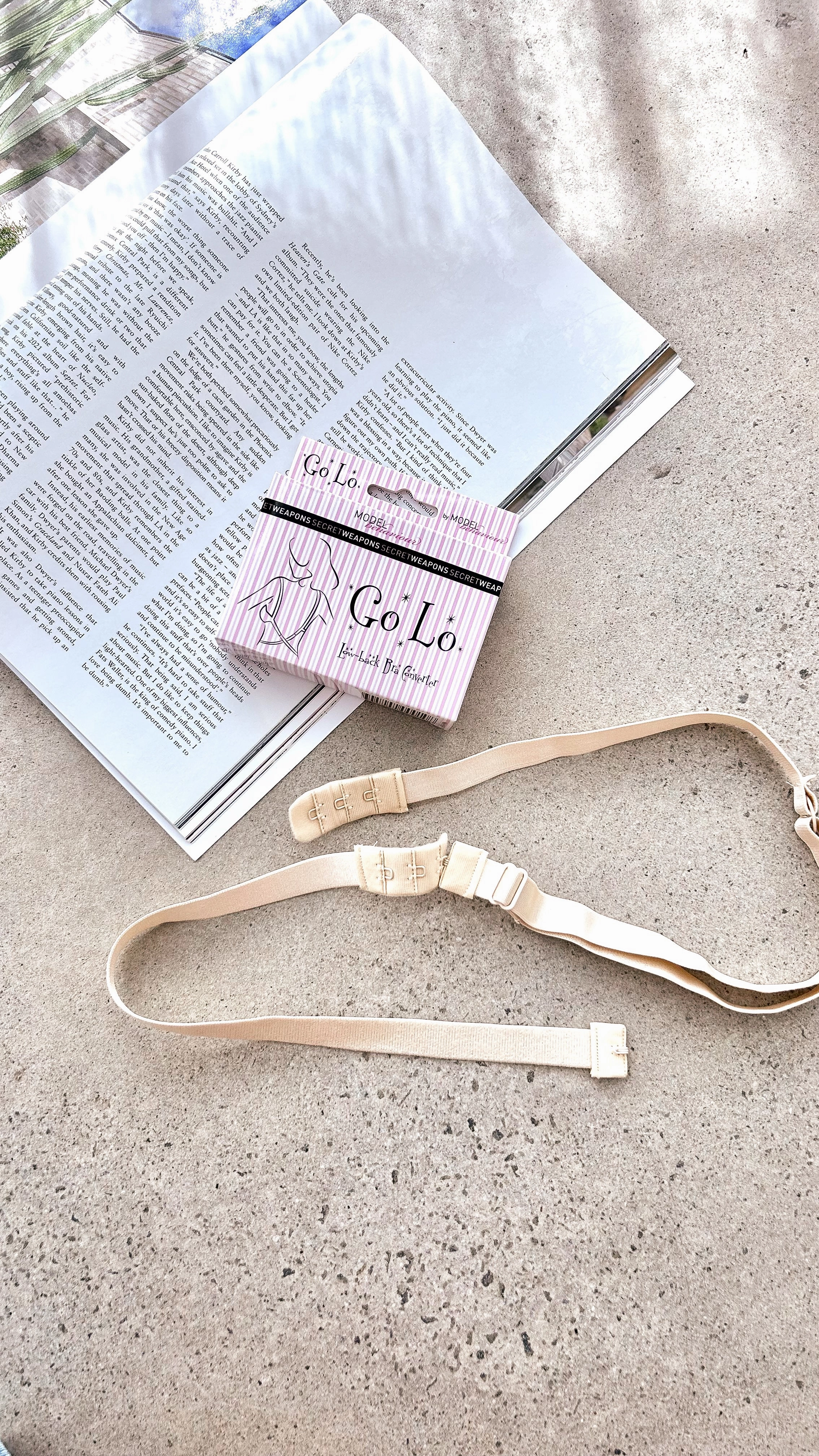 Go Lo - Low Back Bra Converter - Nude