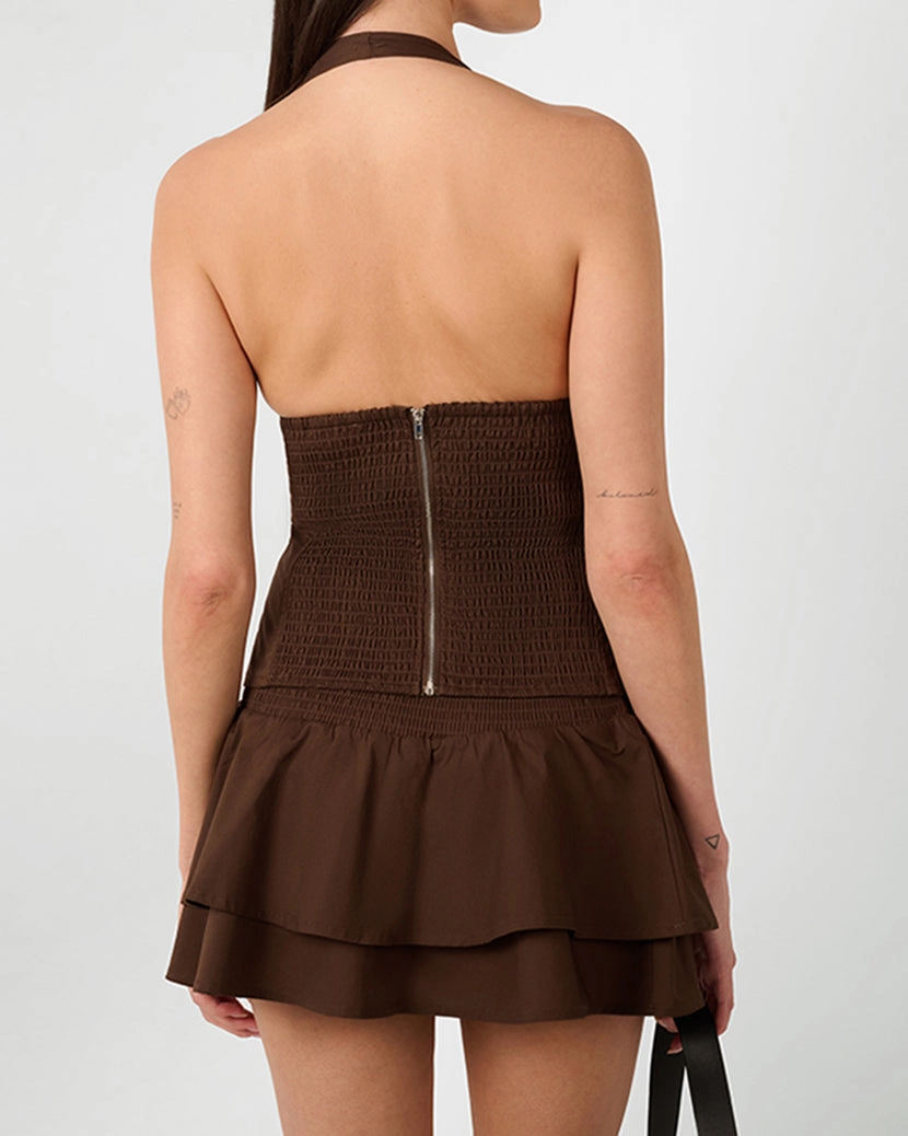 Halter Neck Corset Top