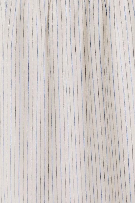 Harbor Breeze Striped Tiered Maxi Skirt