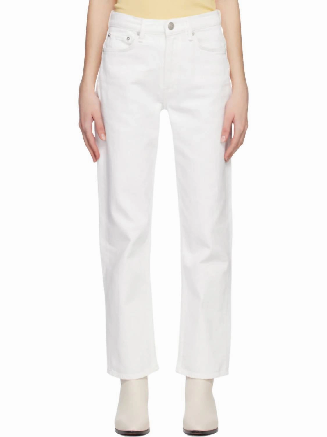 Harlow Ankle Jeans In Optic White