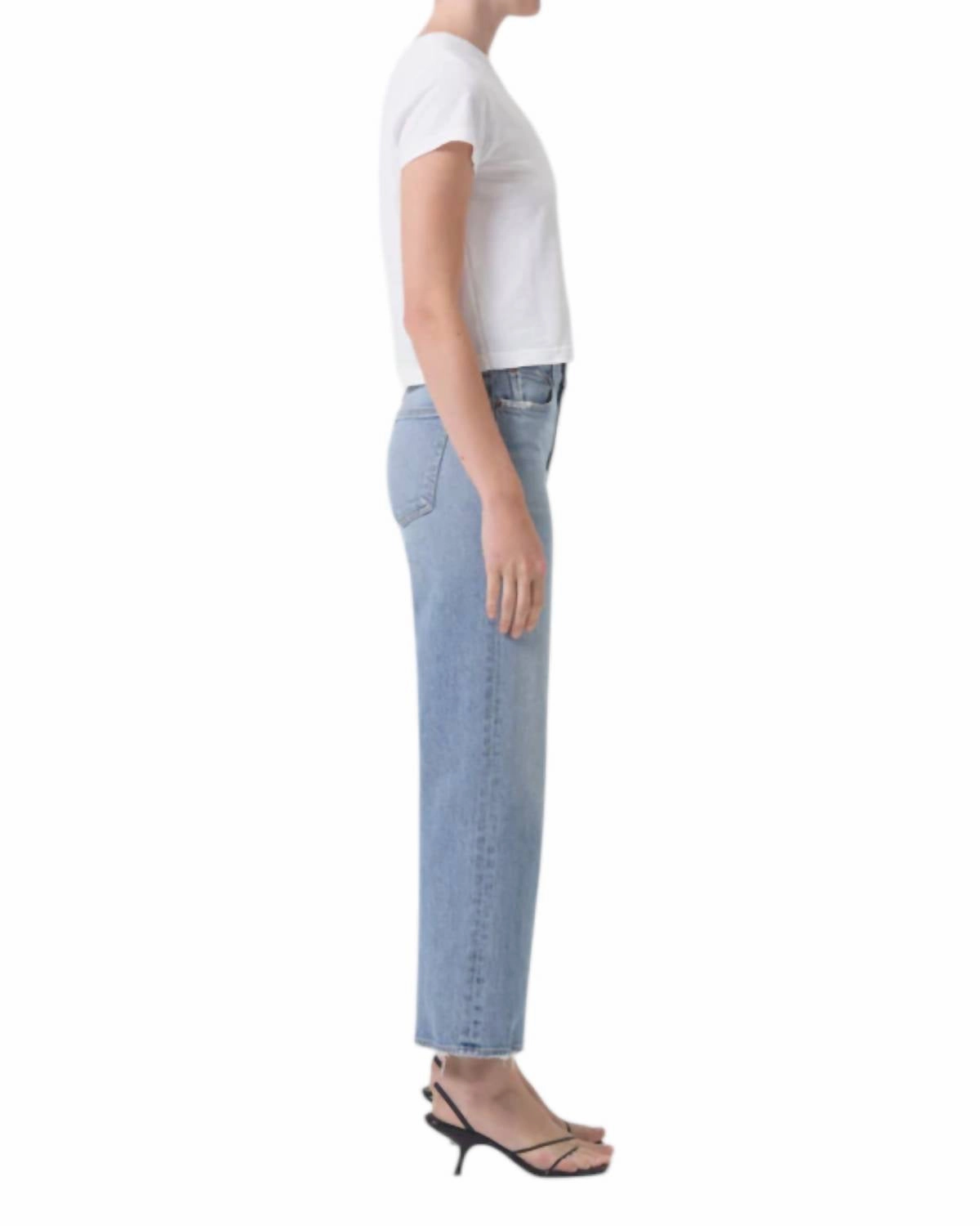 Harper Crop Jeans In Hassle