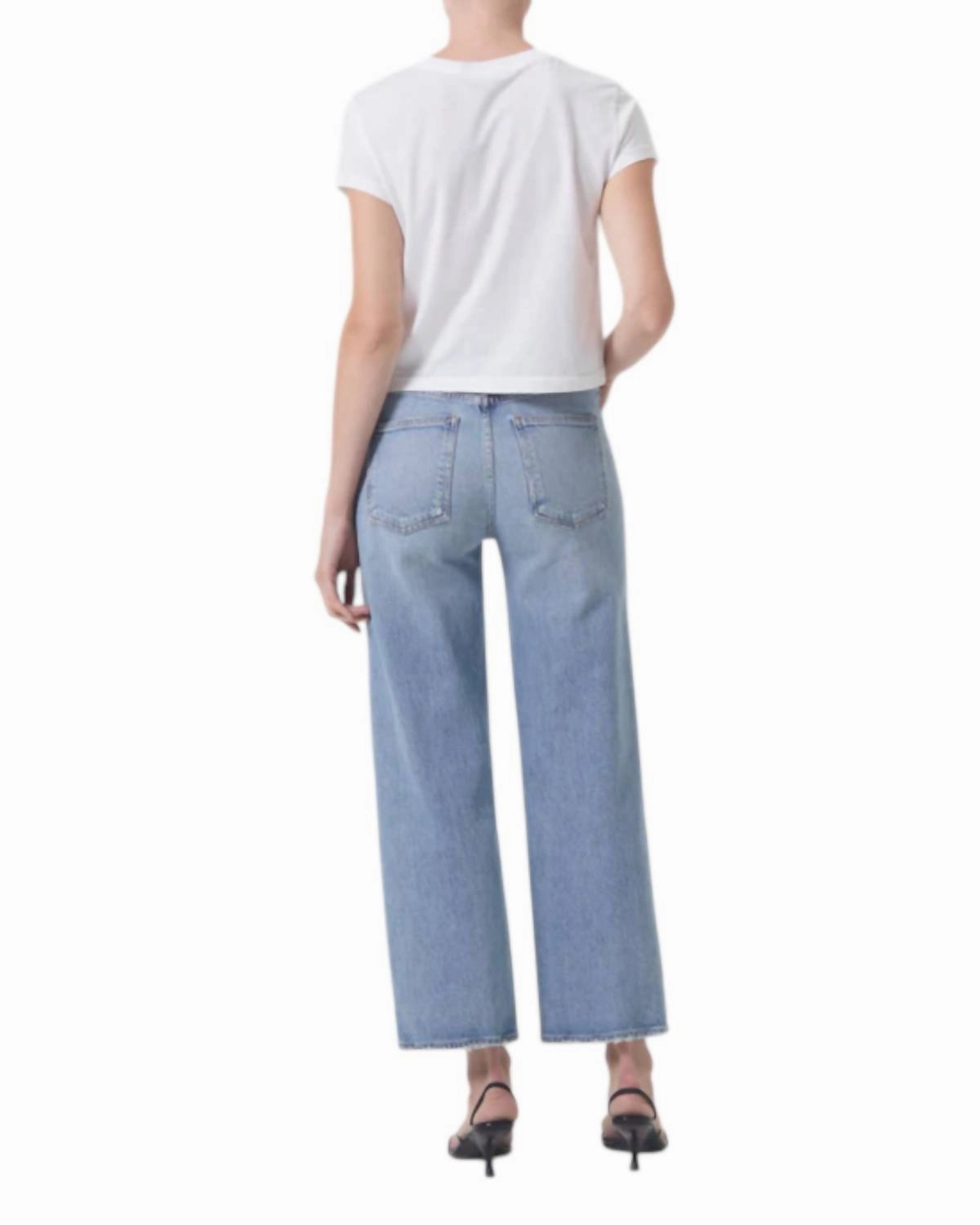Harper Crop Jeans In Hassle