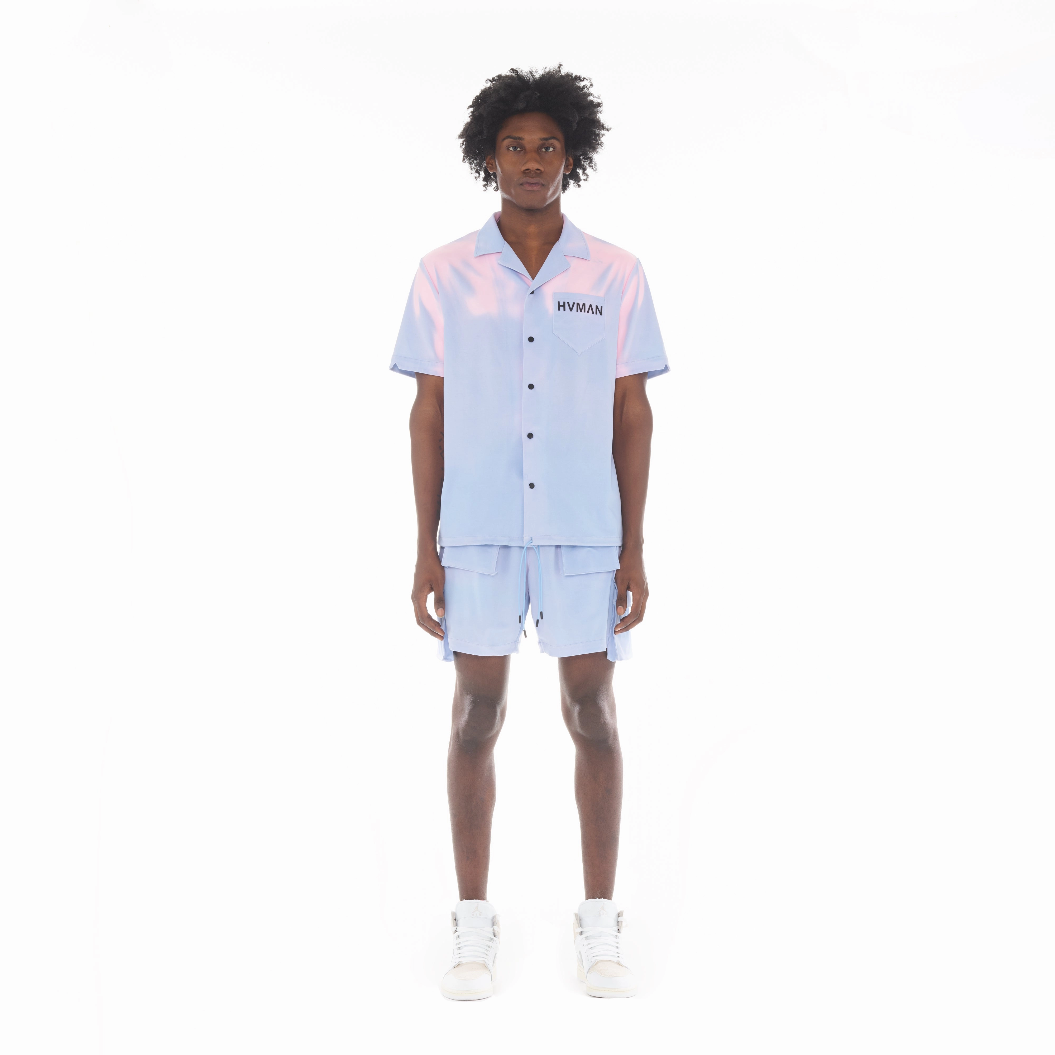 Heat Sensitive Nylon Shirt In Sky