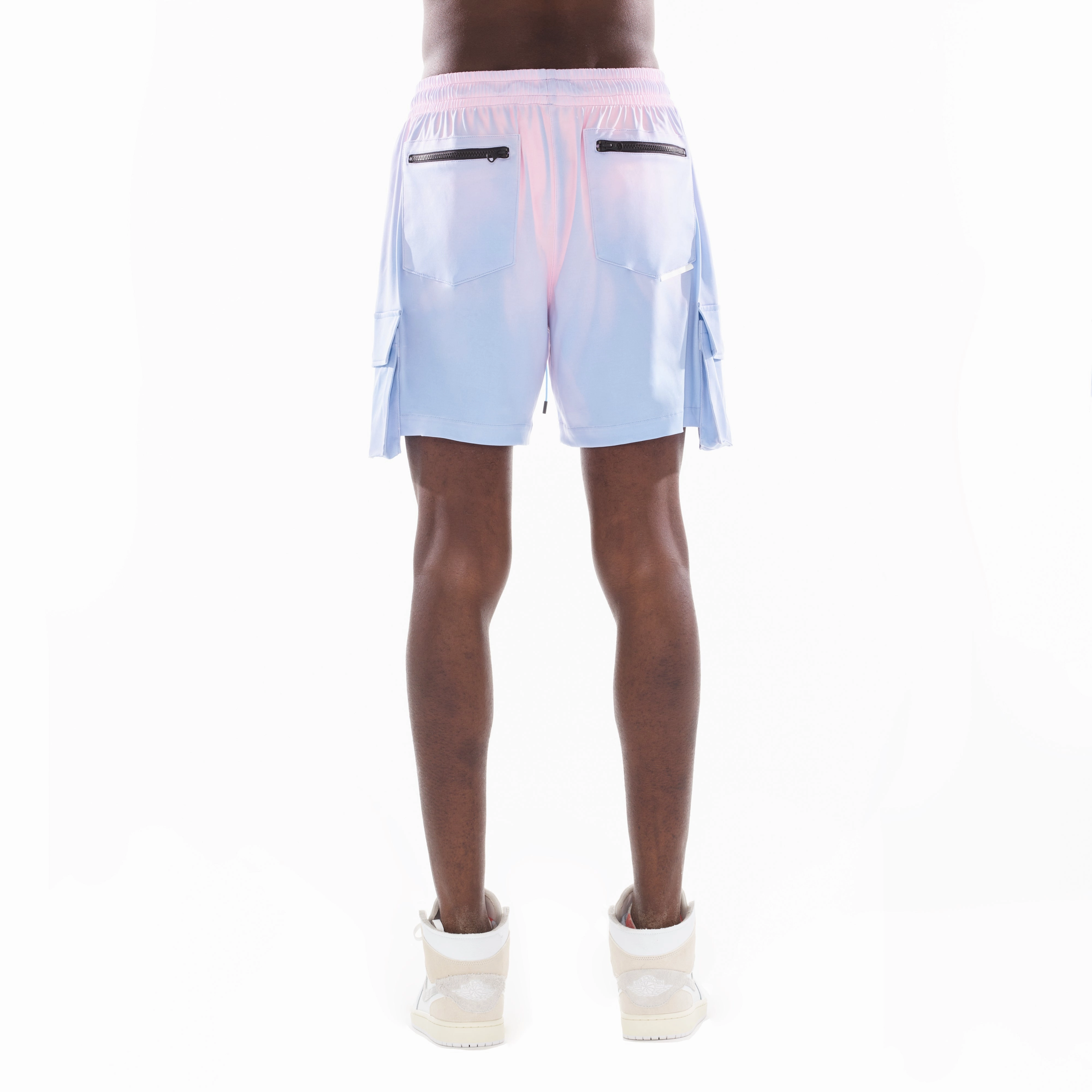 Heat Sensitive Nylon Shorts In Sky