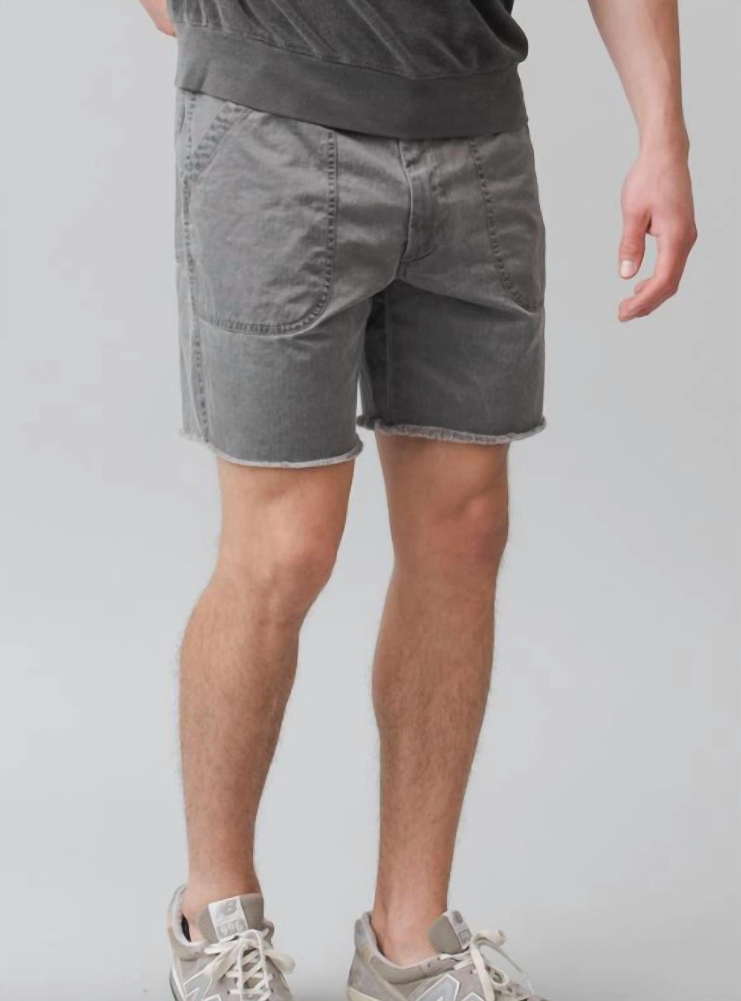 Herringbone Naval Short In Black
