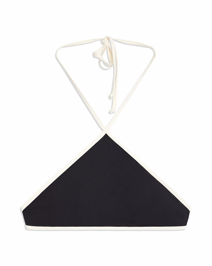 High Neck Halter Bikini Top