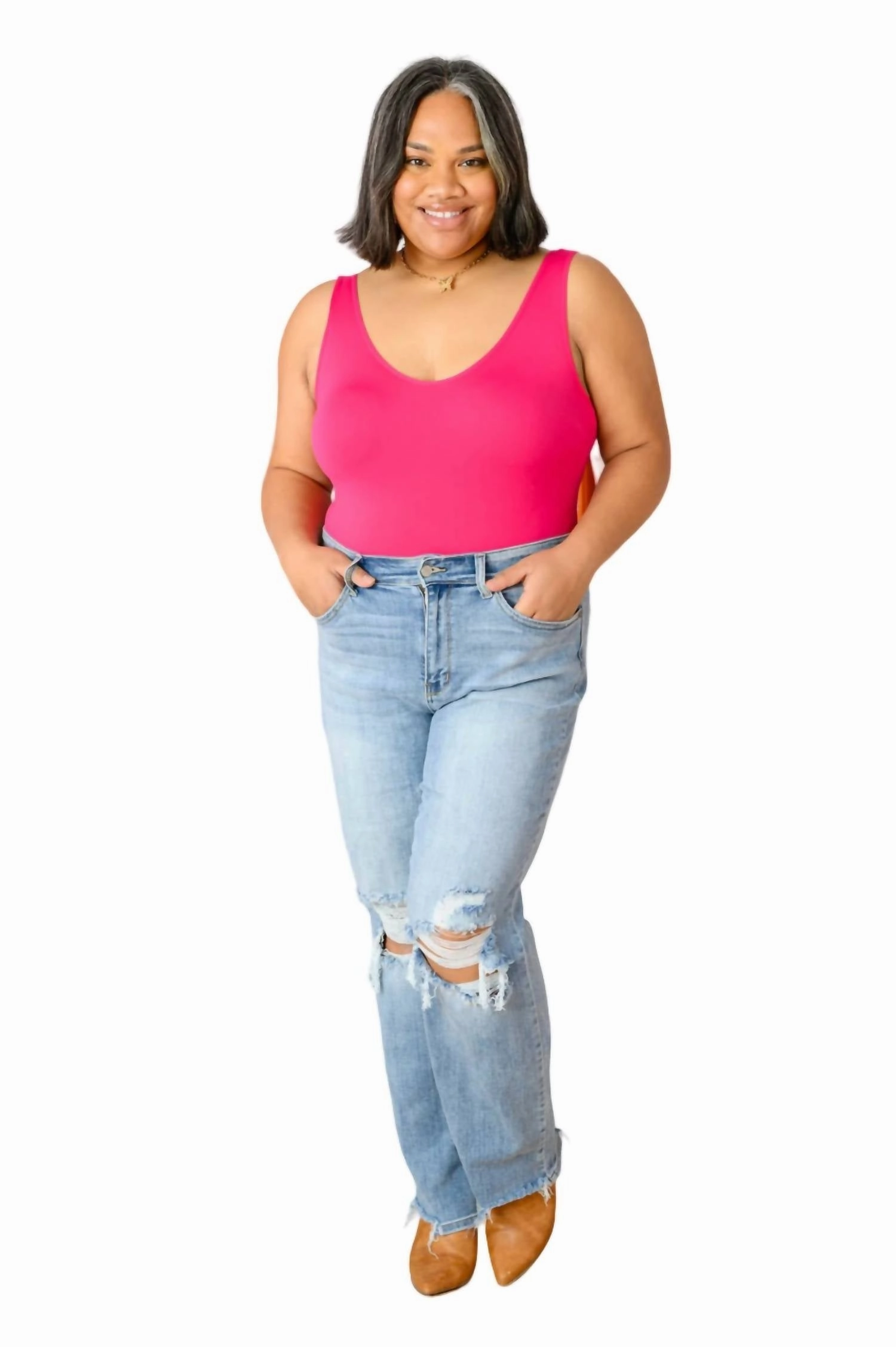 High Rise 90's Straight Jeans In Light Wash
