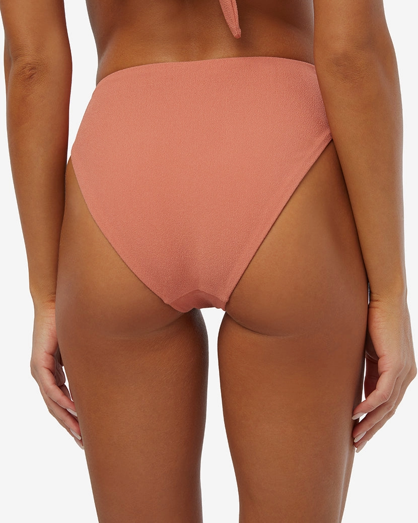 High Rise Crepe Knit Bikini Bottom
