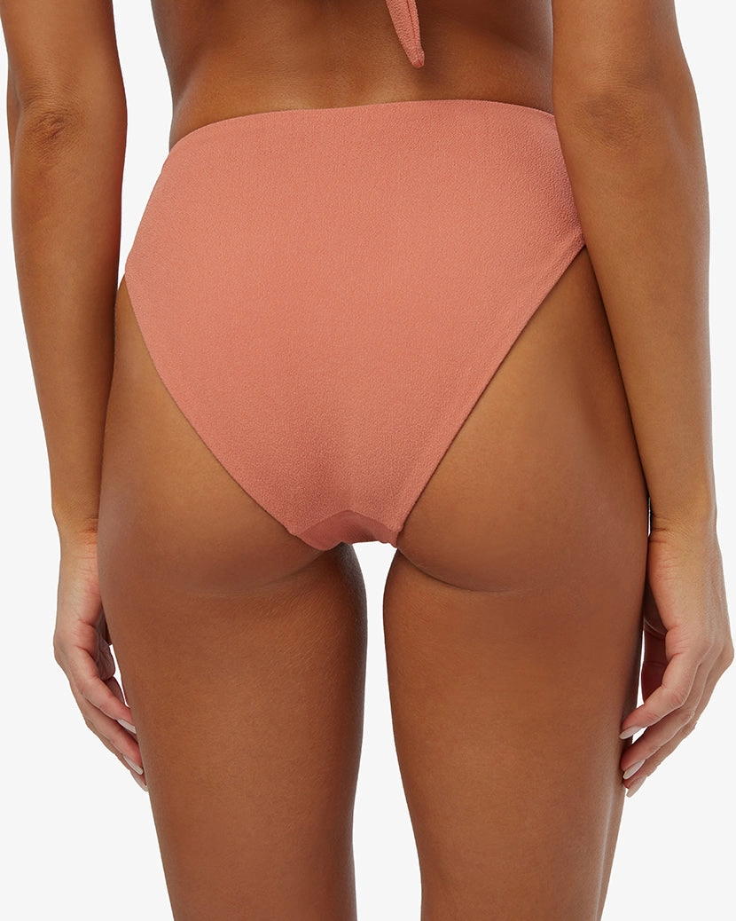 High Rise Crepe Knit Bikini Bottom