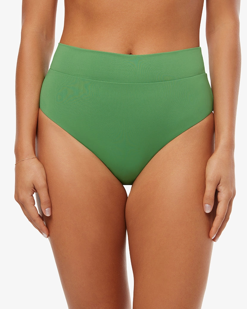 High Rise Full Coverage Bikini Bottom