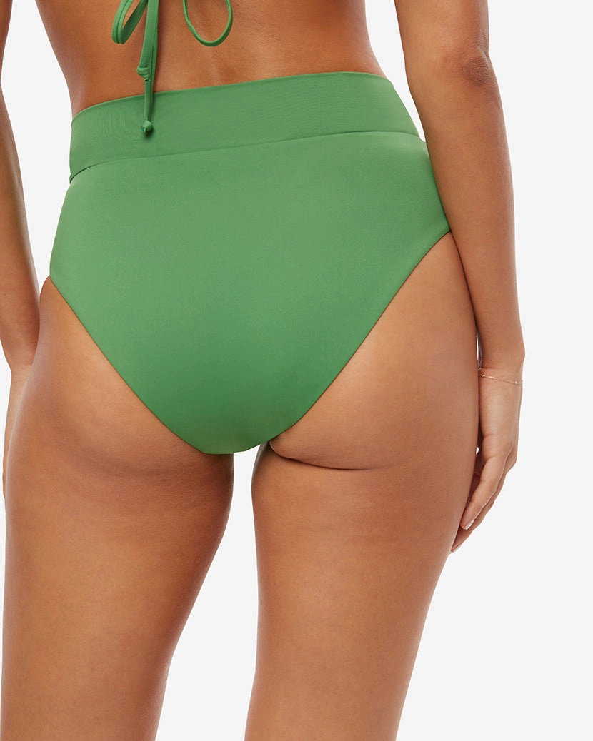 High Rise Full Coverage Bikini Bottom