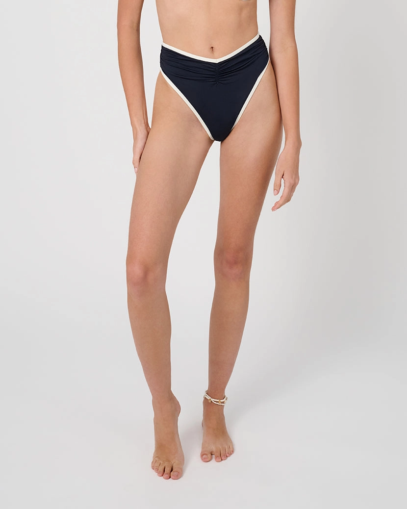 High Rise Ruched Bottom