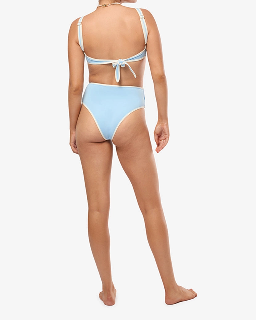 High Rise Tie Front Bottom