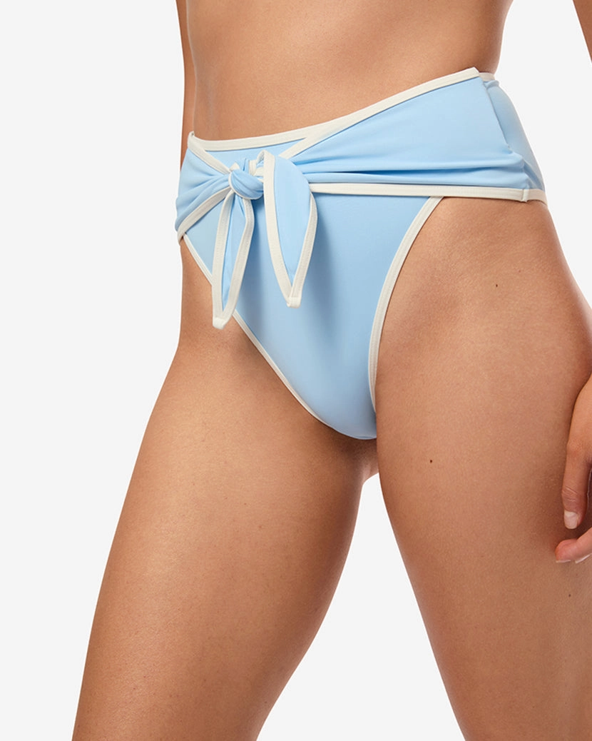 High Rise Tie Front Bottom