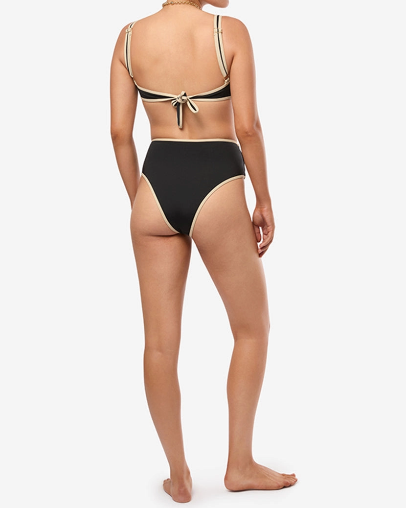 High Rise Tie Front Bottom