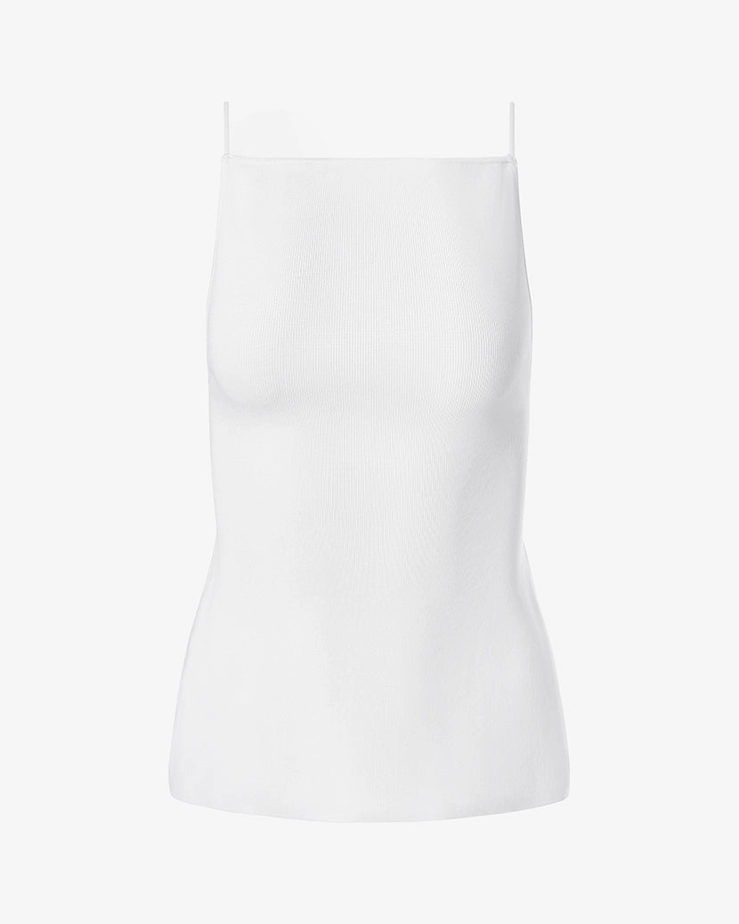 High Straight Neck Top