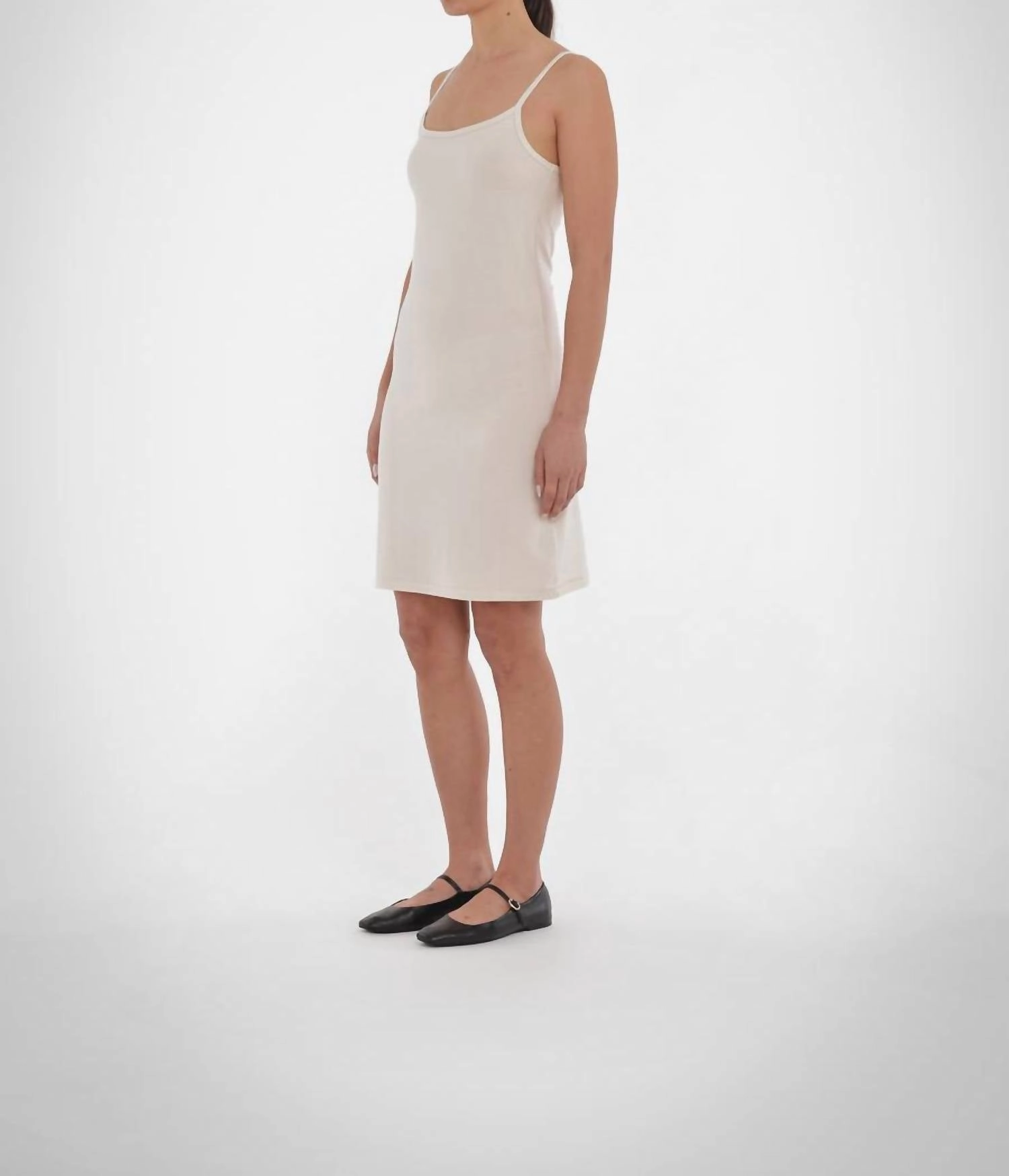 Homa Slip Dress In Oatmeal