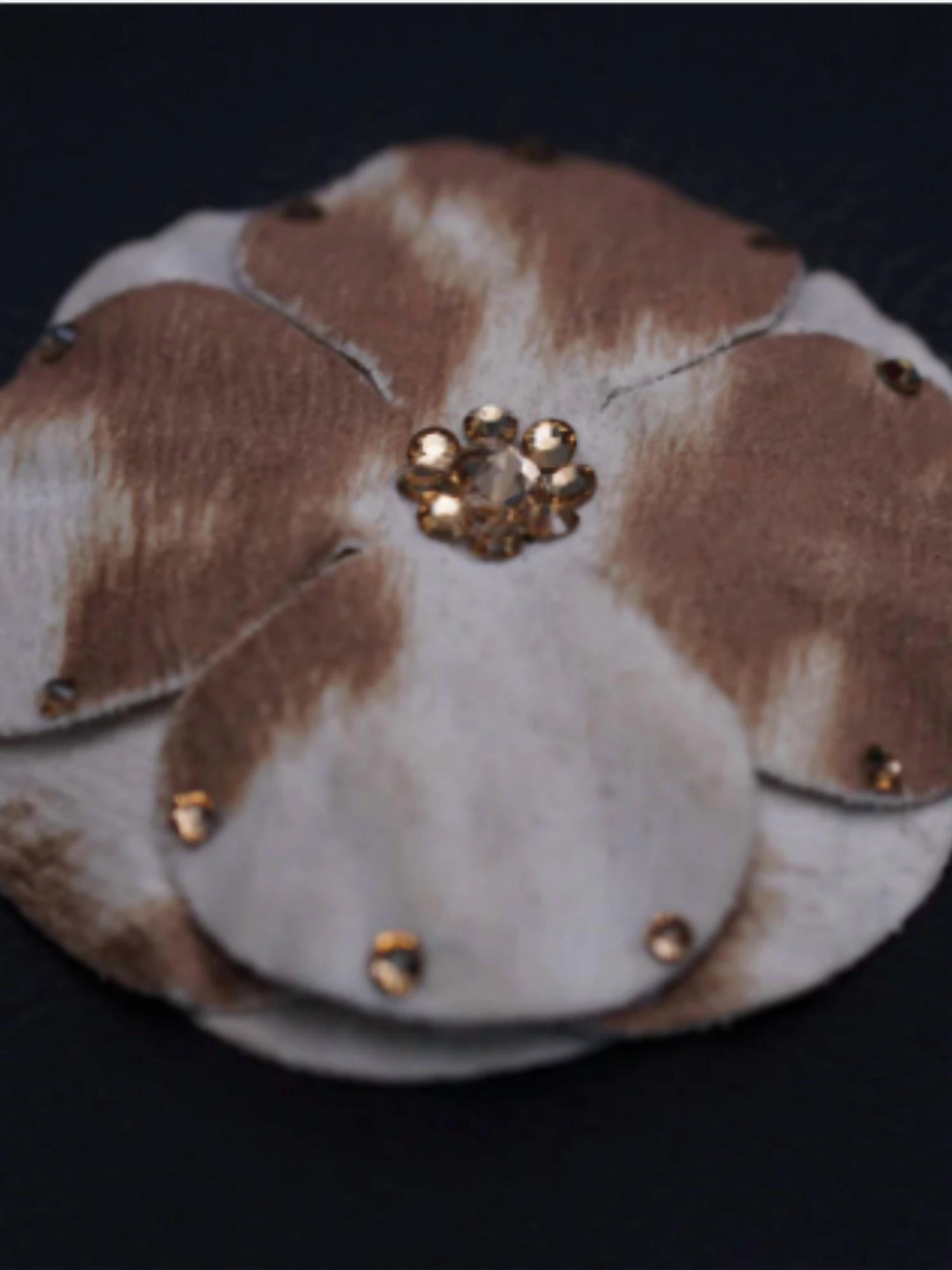 Houston Nipple Cover In Brown/white