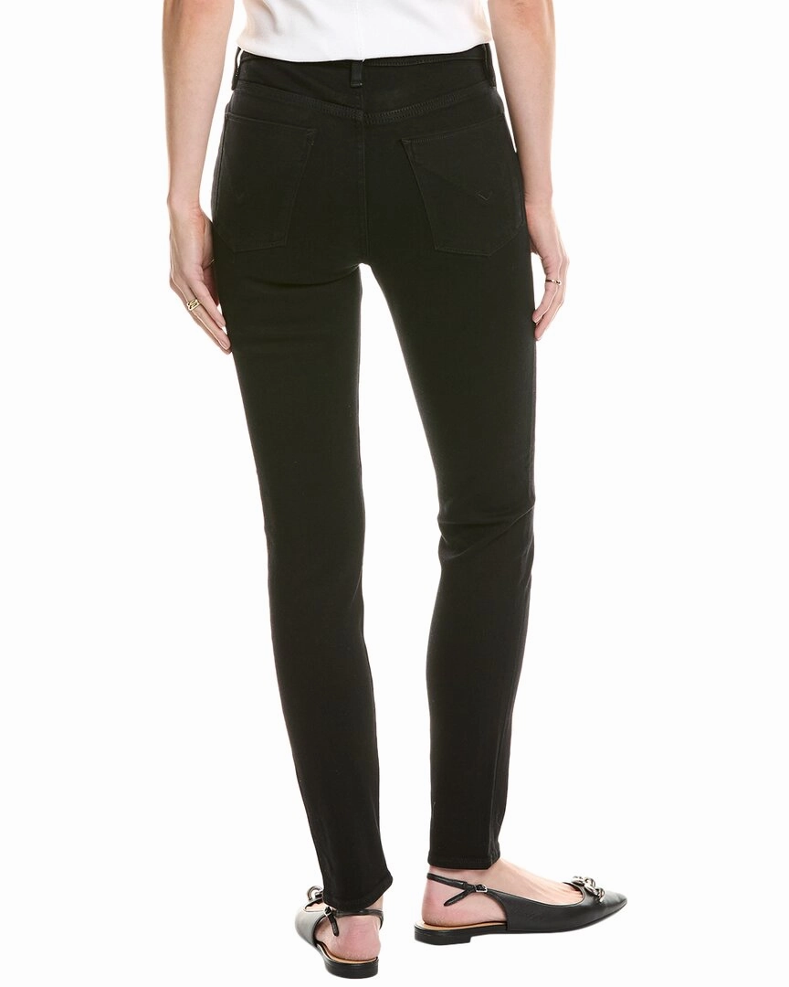 HUDSON Jeans Barbara High-Waist Black Super Skinny Jean