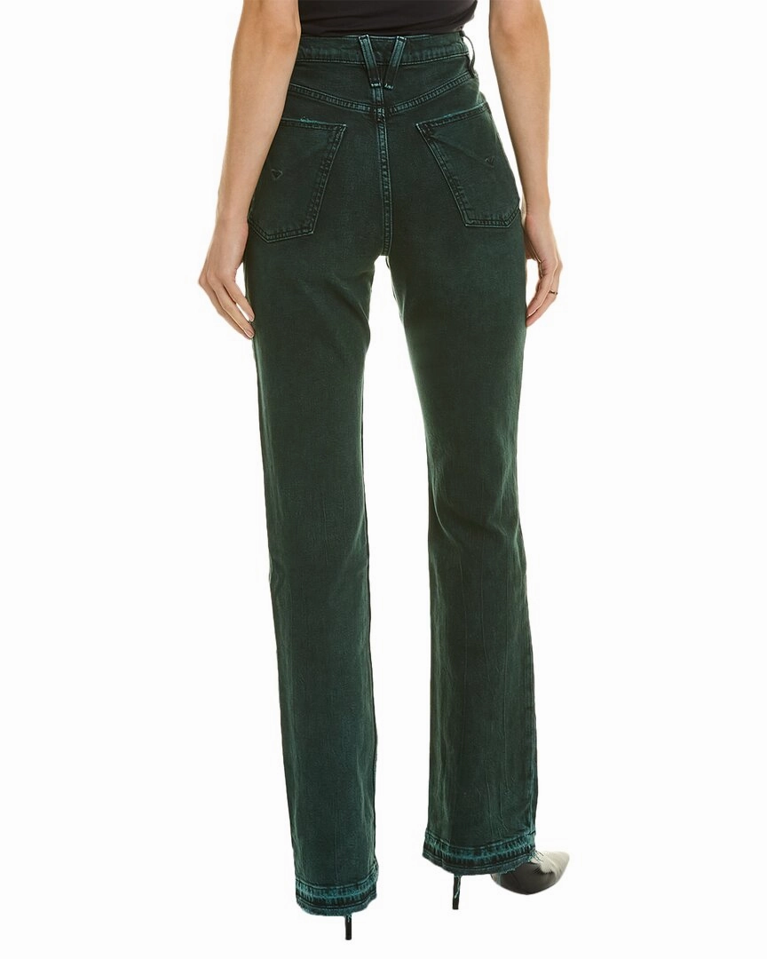 HUDSON Jeans Faye Overdye Scarab Ultra High-Rise Bootcut Jean
