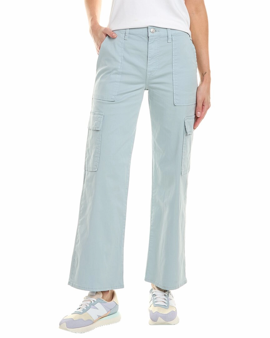 HUDSON Jeans Rosalie Light Grey High-Rise Wide Leg Jean