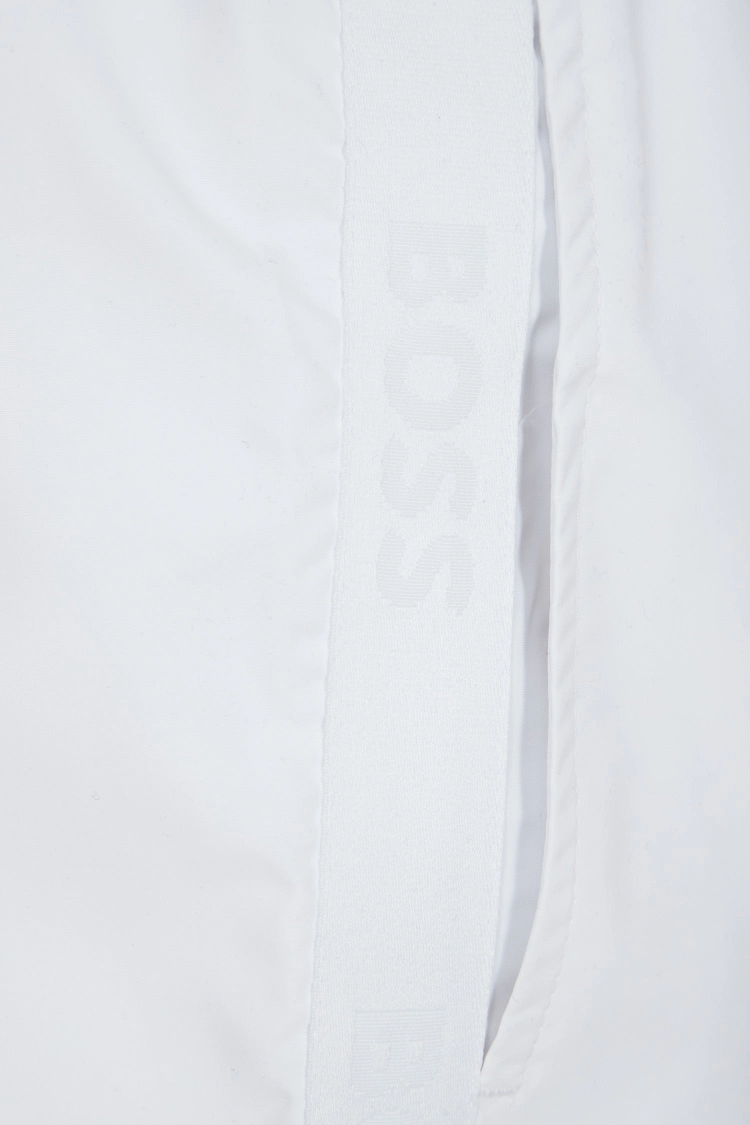 Hugo Boss Men's Pace Tonal Logo Swim Trunks, White