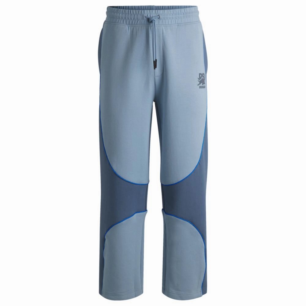 HUGO x RB tracksuit bottoms with piping details