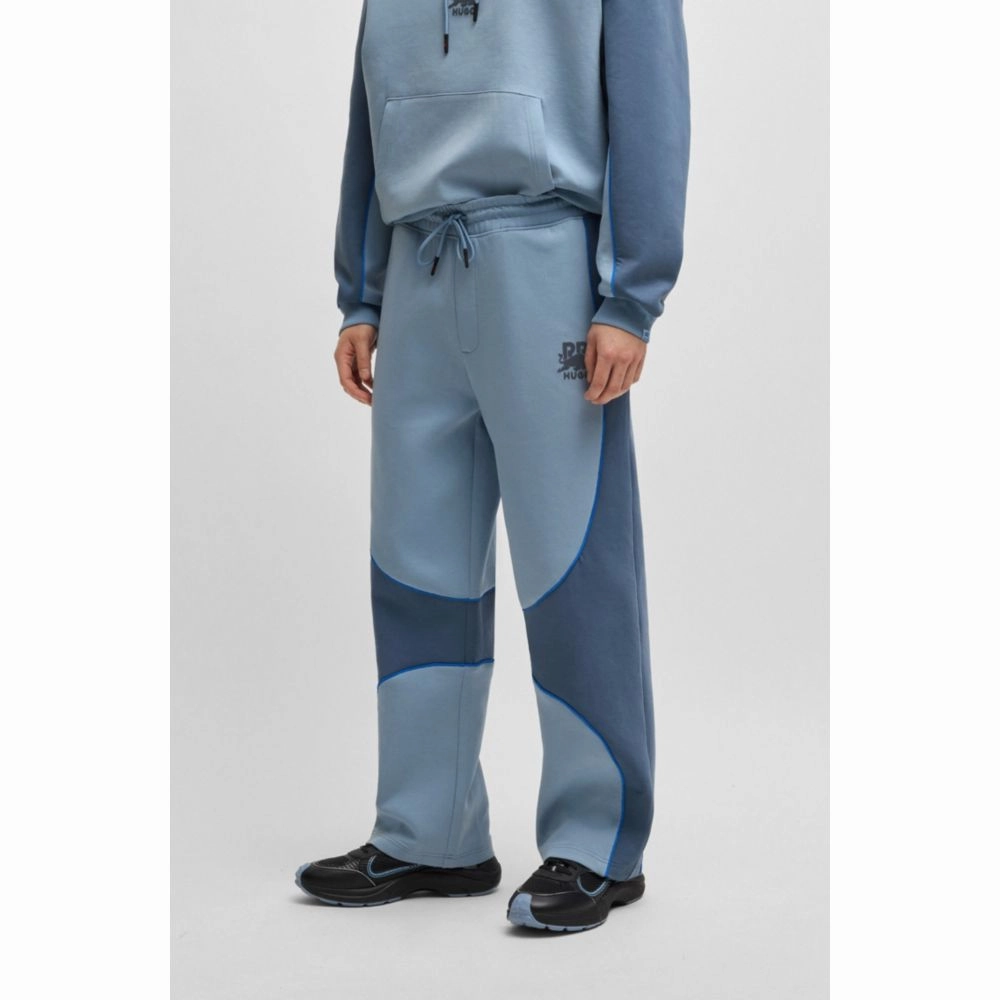 HUGO x RB tracksuit bottoms with piping details