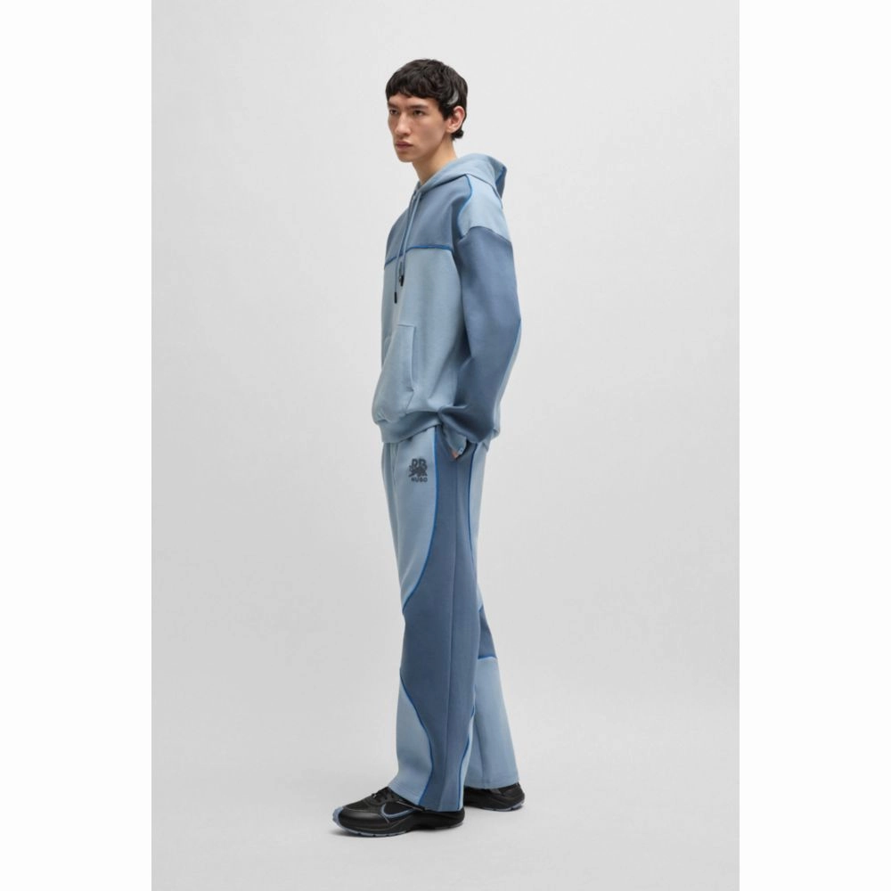 HUGO x RB tracksuit bottoms with piping details