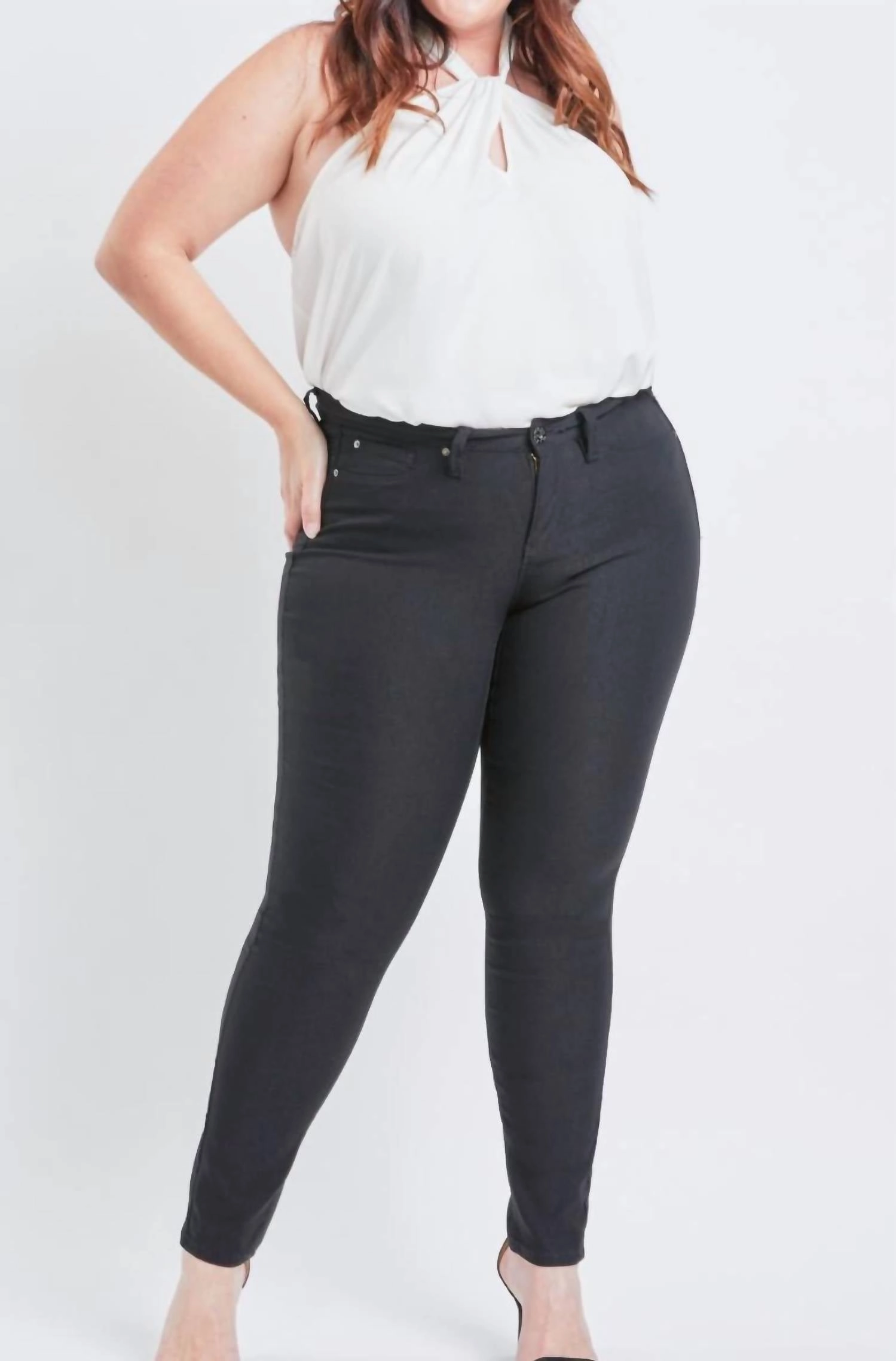 Hyperstretch Skinny Jean - Plus In Black