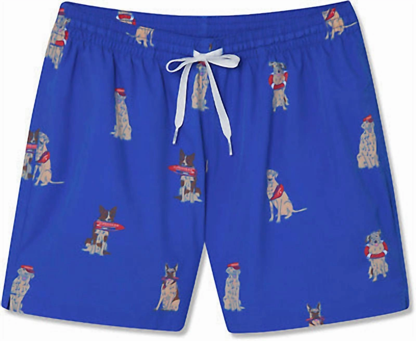 I Let The Dogs Out Swim Trunks In Blue