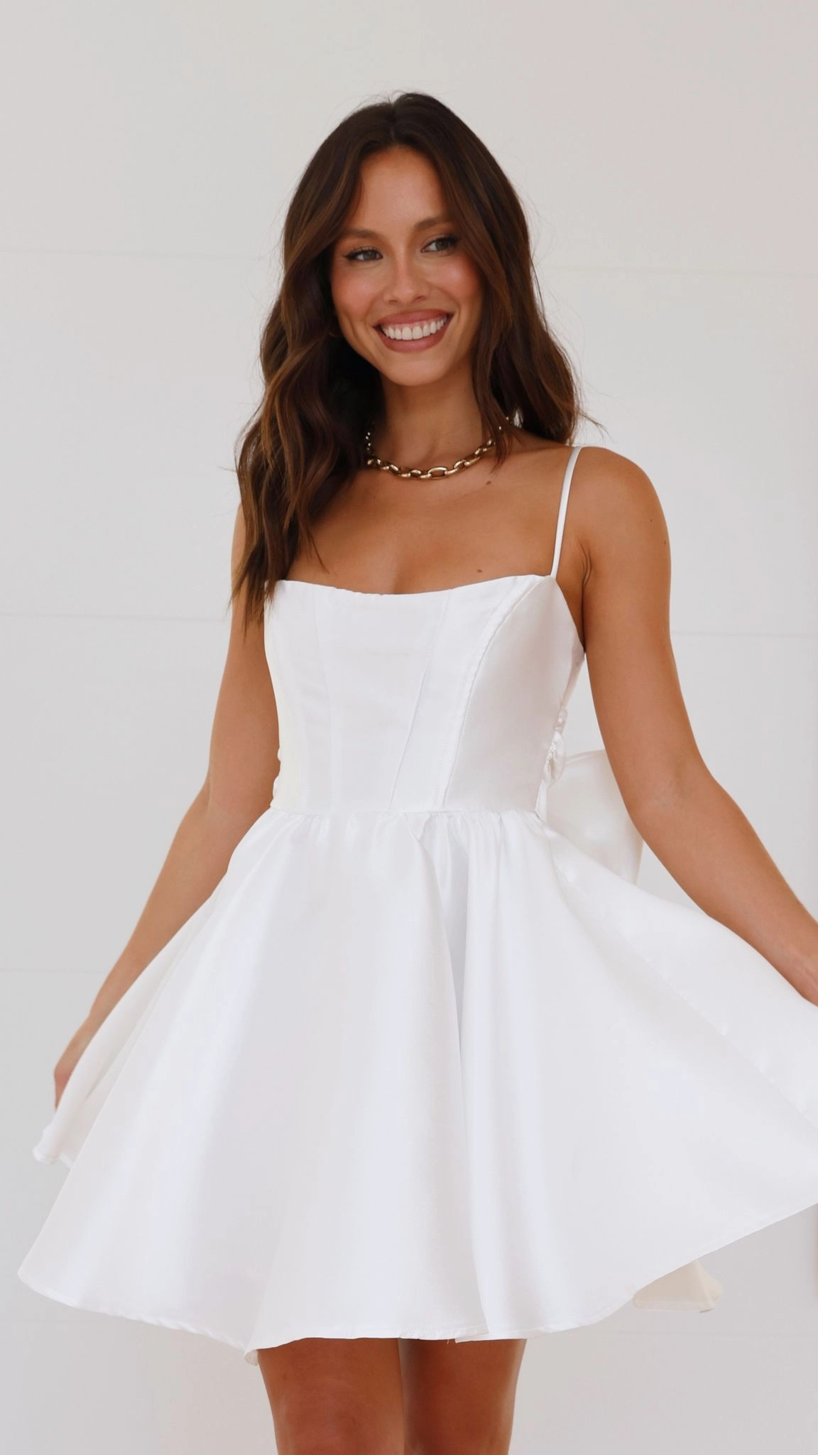 Ichiko Mini Dress - White