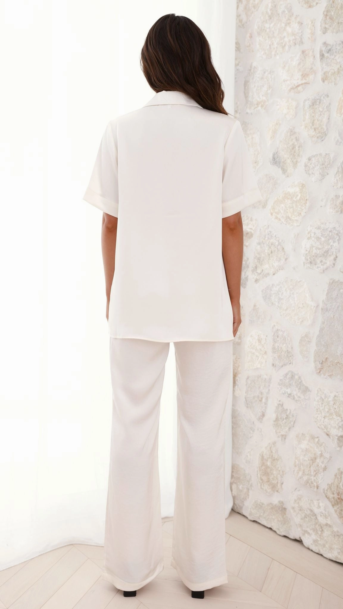 Imogen Button Shirt - Cream