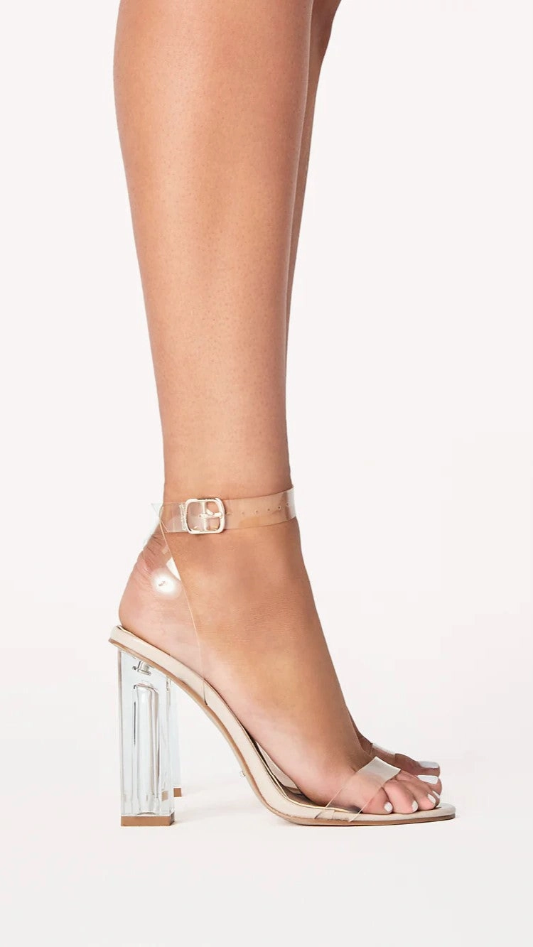 Inca Heels - Nude Patent