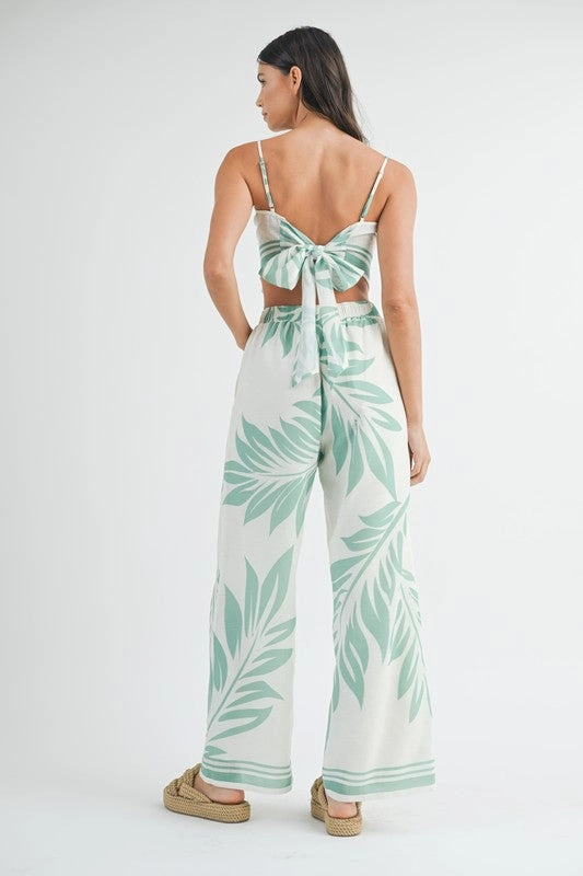 Into The Tropics Elastic Pants