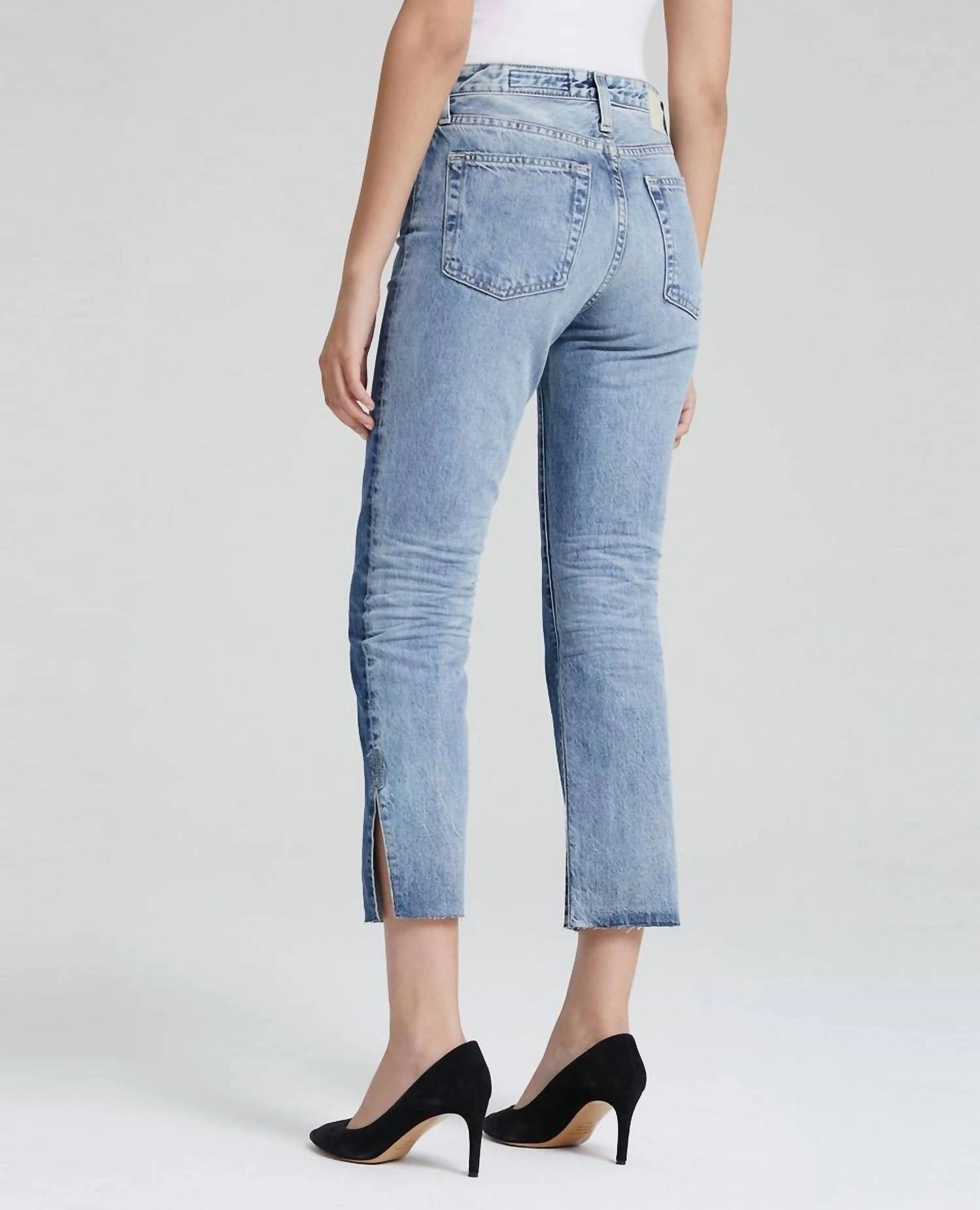 Isabelle High Rise Straight Crop In 15Yrs Indigo Bound