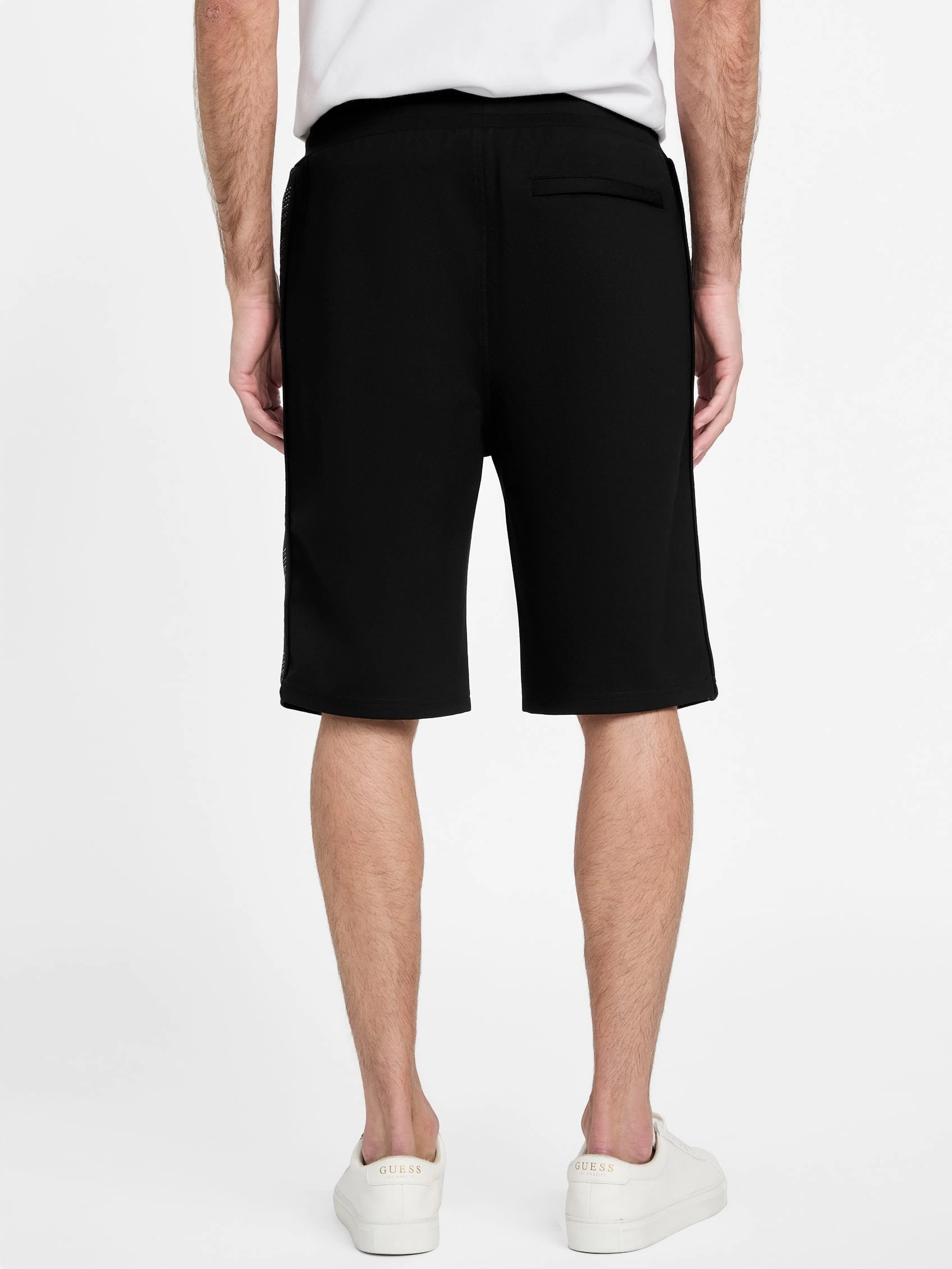 Ismael Logo-Tape Color-Block Shorts
