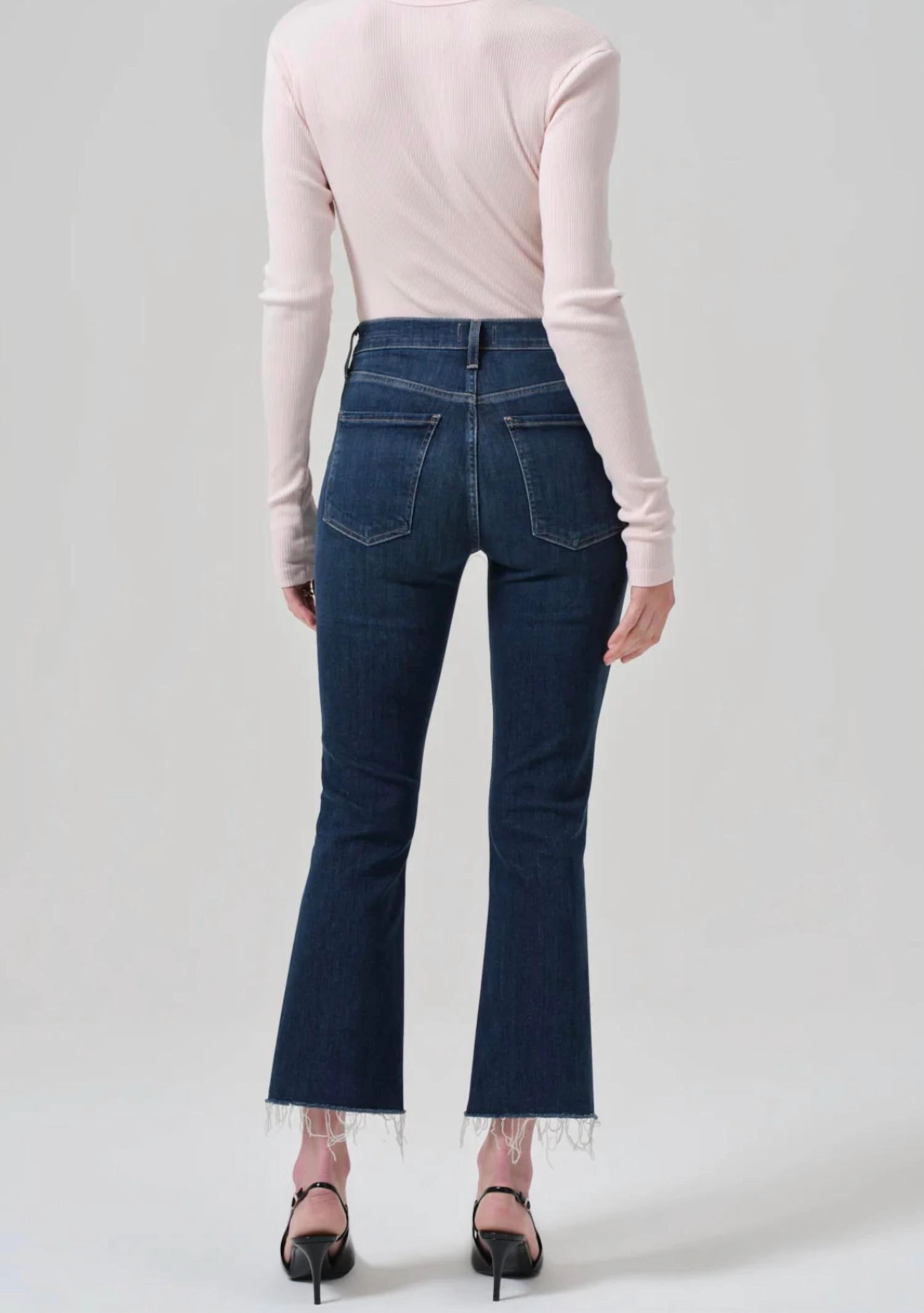 Isola Mid Rise Cropped Boot In Baltic  (Dk Indigo)